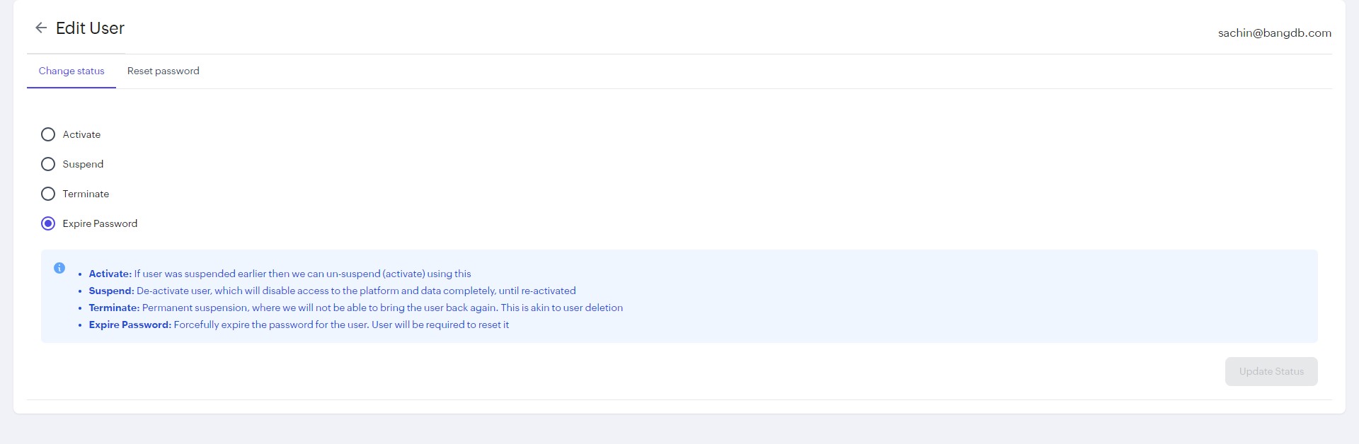 Click on crm settings - BangDB